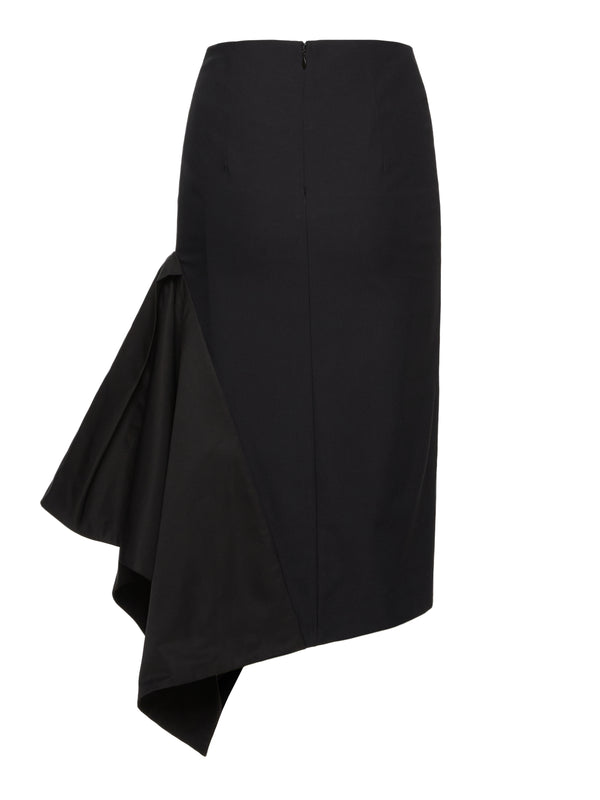 Extreme Box Pleat Skirt (Black)