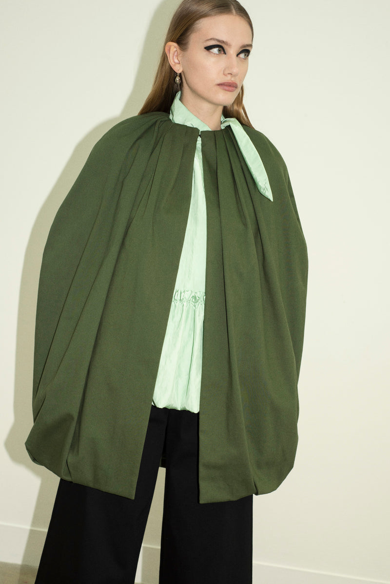 OVOID CAPE (Forest green)