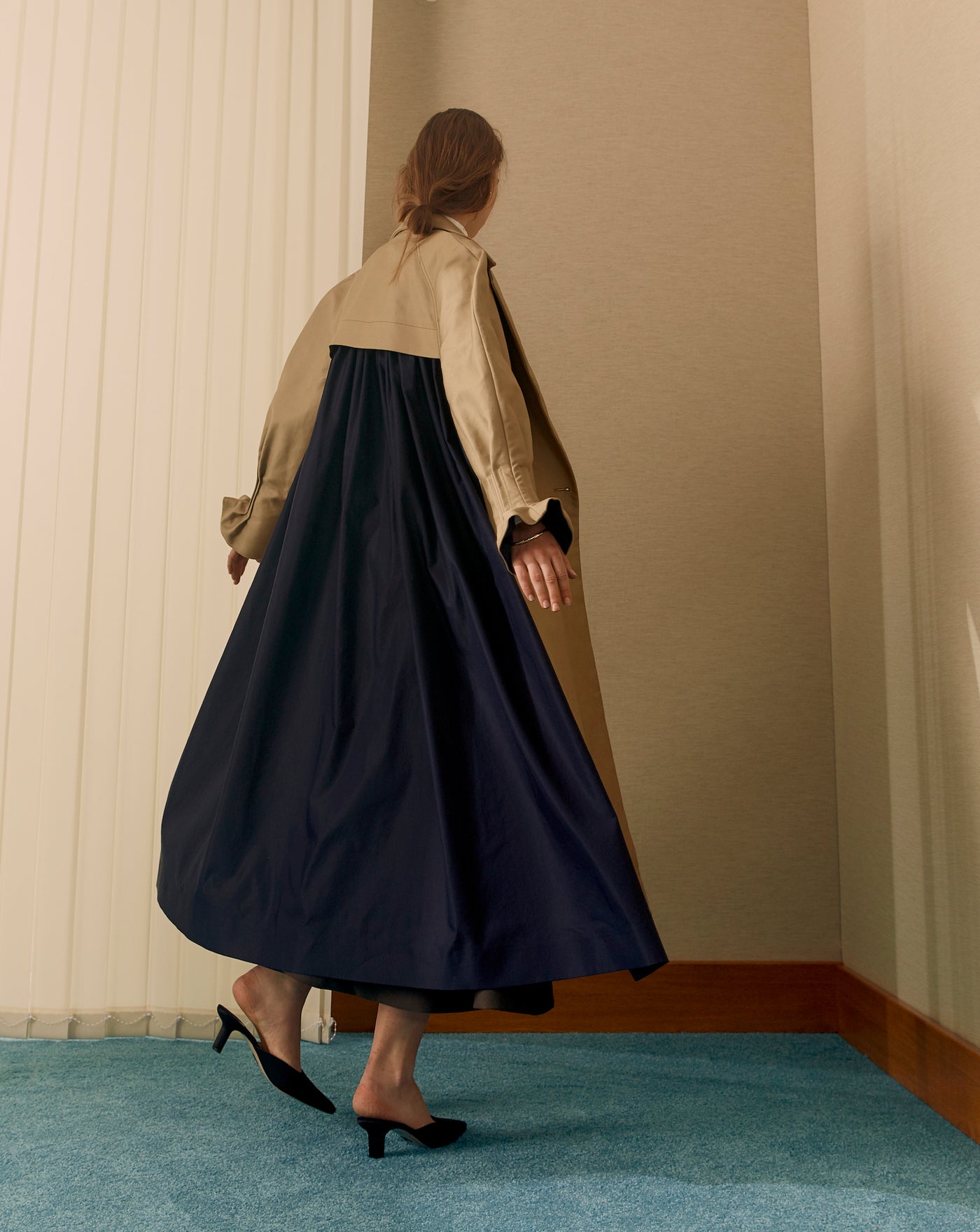 Trench Coat With Pleat Back (Trench) – EDIT