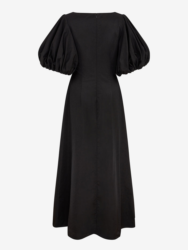 BALLOON SLEEVE MAXI DRESS (Black) EDIT BALLOON SLEEVE MAXI DRESS (Black) EDIT