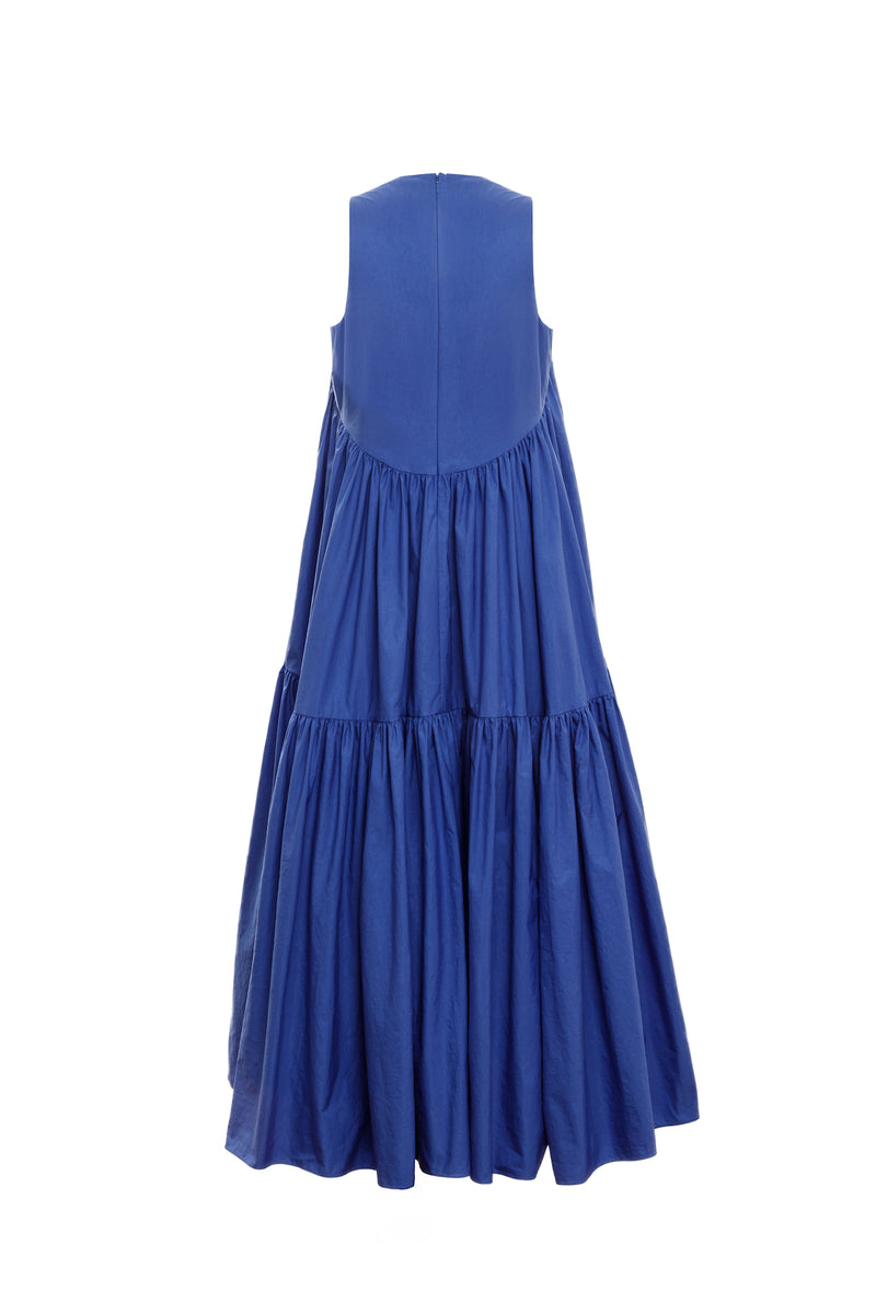 Hi Lo Multi Tier Dress (Bluebell)