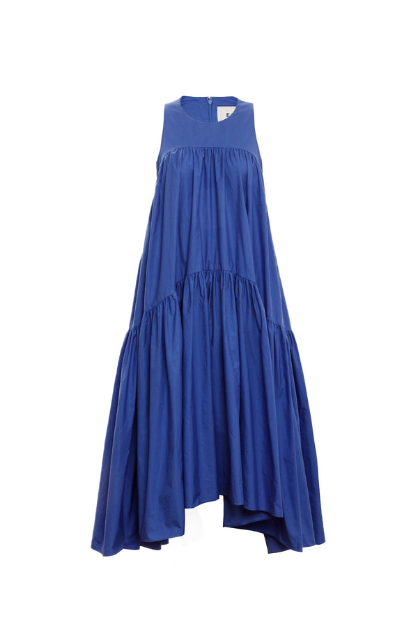 Hi Lo Multi Tier Dress (Bluebell)