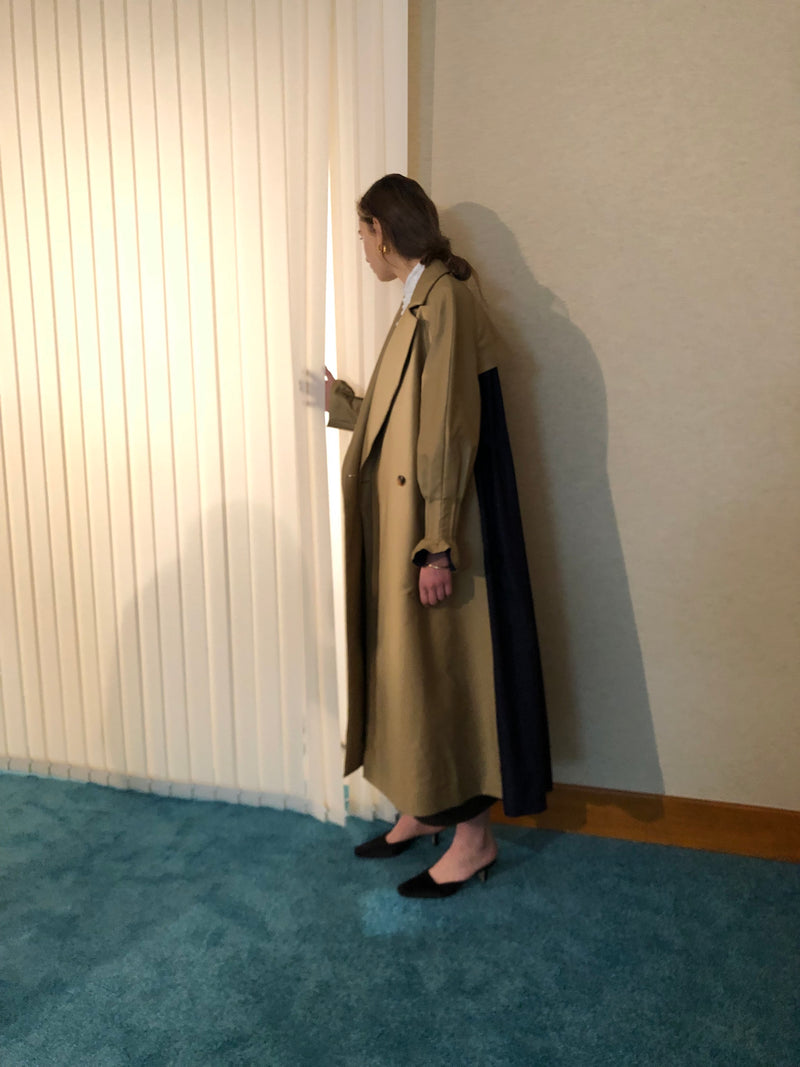 Trench Coat With Pleat Back (Trench)