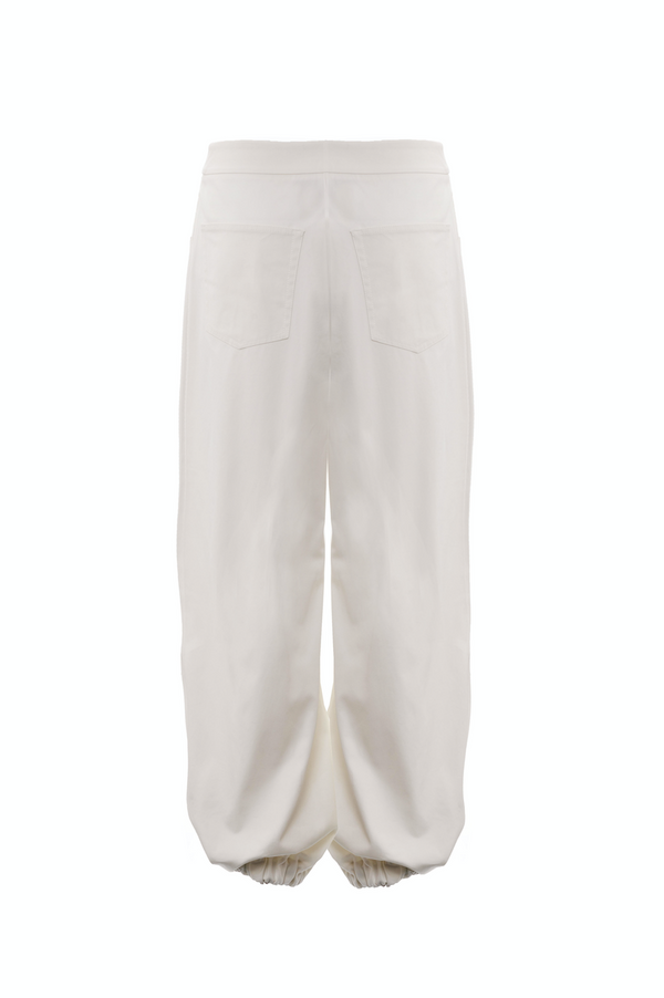 Drawcord Trousers (Ivory)